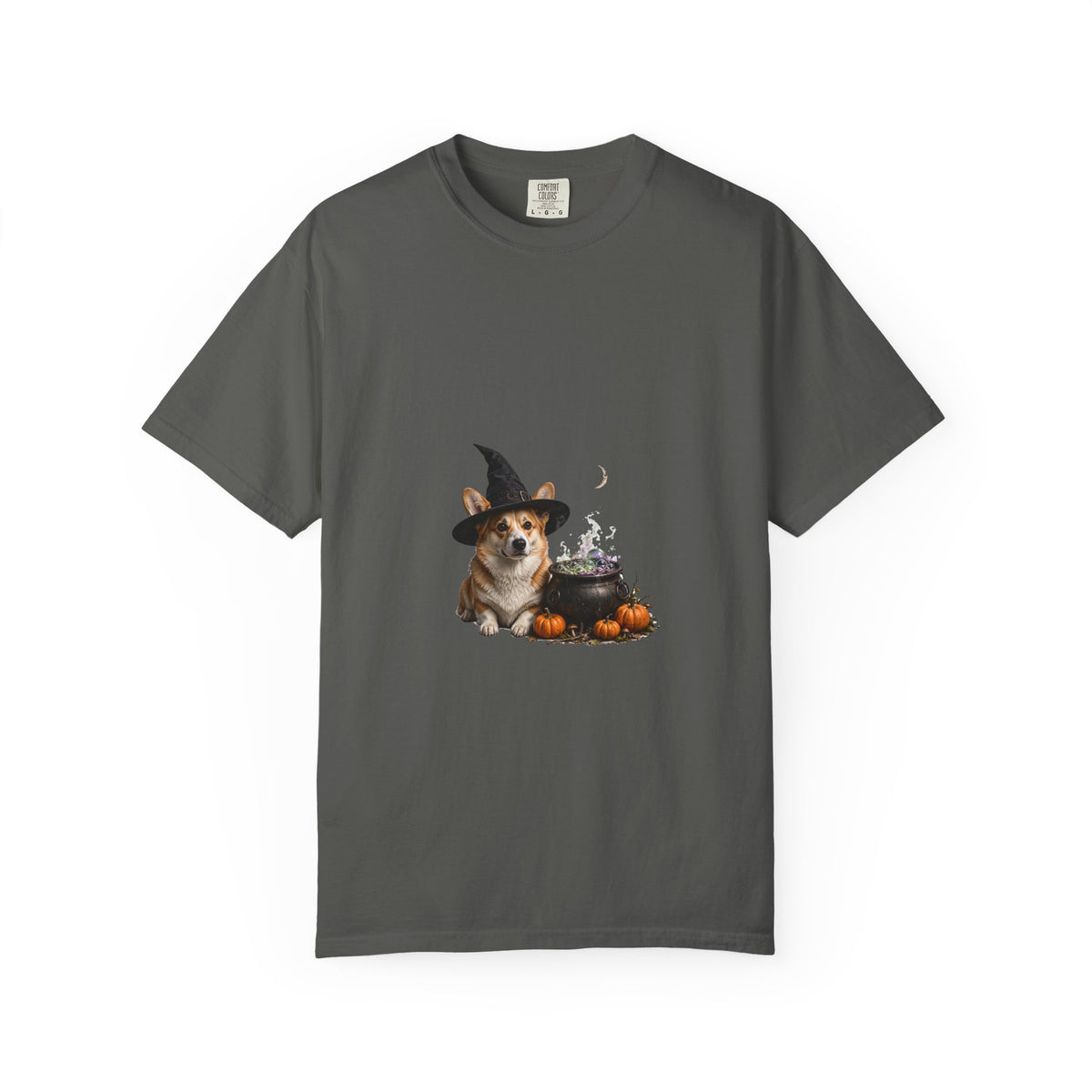 Corgi Witch Pup Halloween Tee