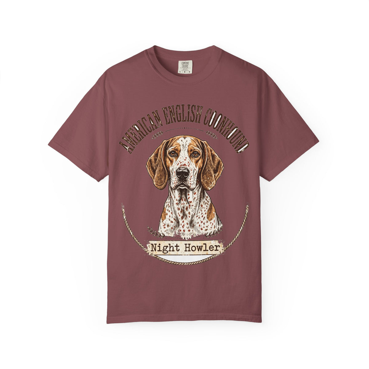 American English Coonhound Night Howler Tee