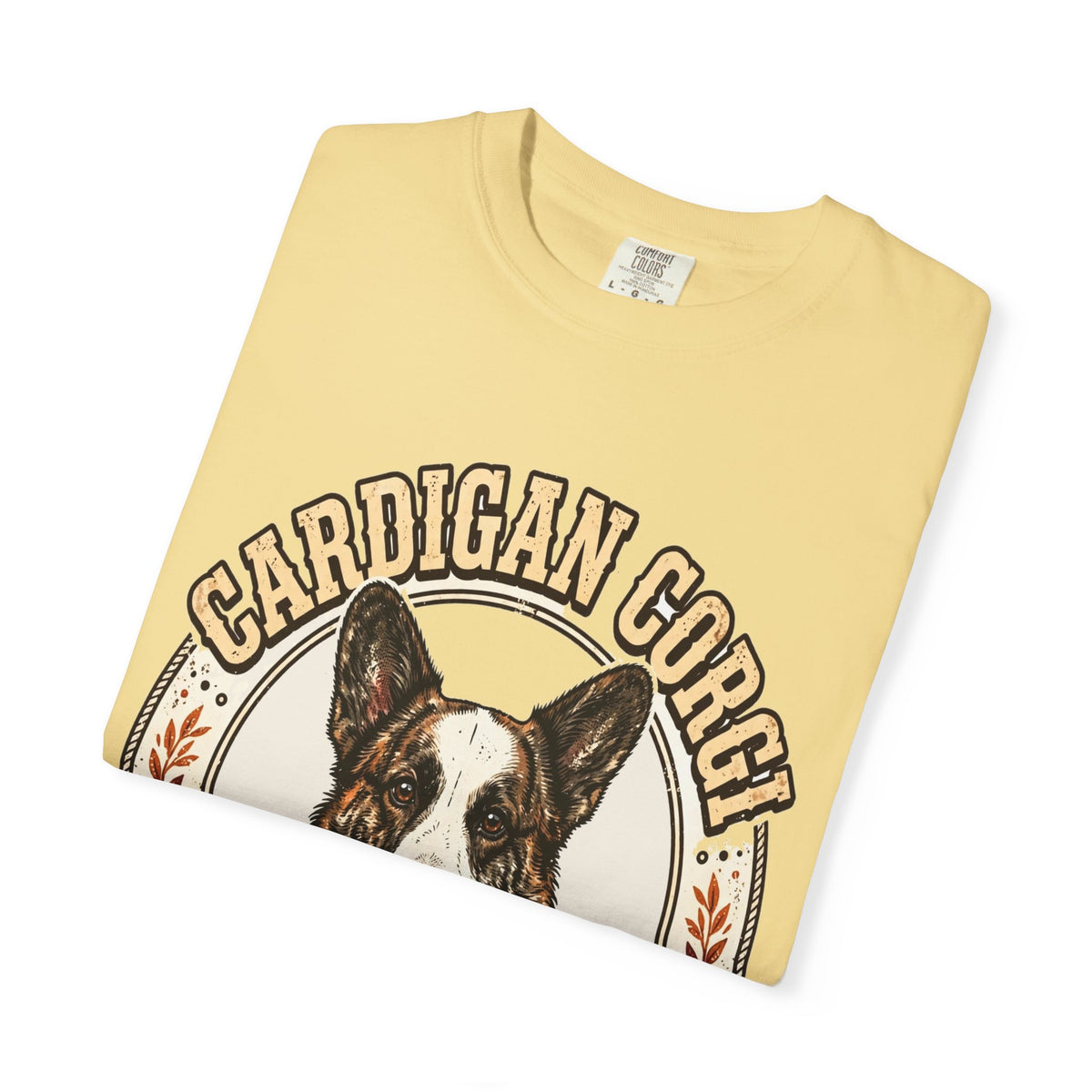 'Corgi Long Low Legend Cardigan' Cardigan Welsh Corgi T-Shirt — alternate view