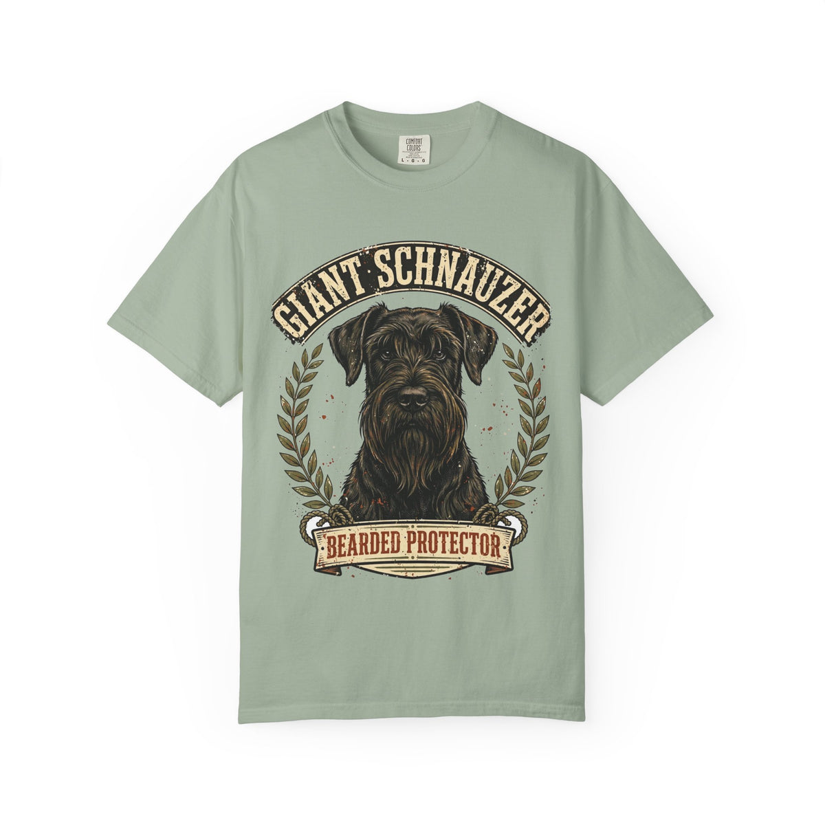 'Bearded Protector' Giant Schnauzer T-Shirt — alternate view
