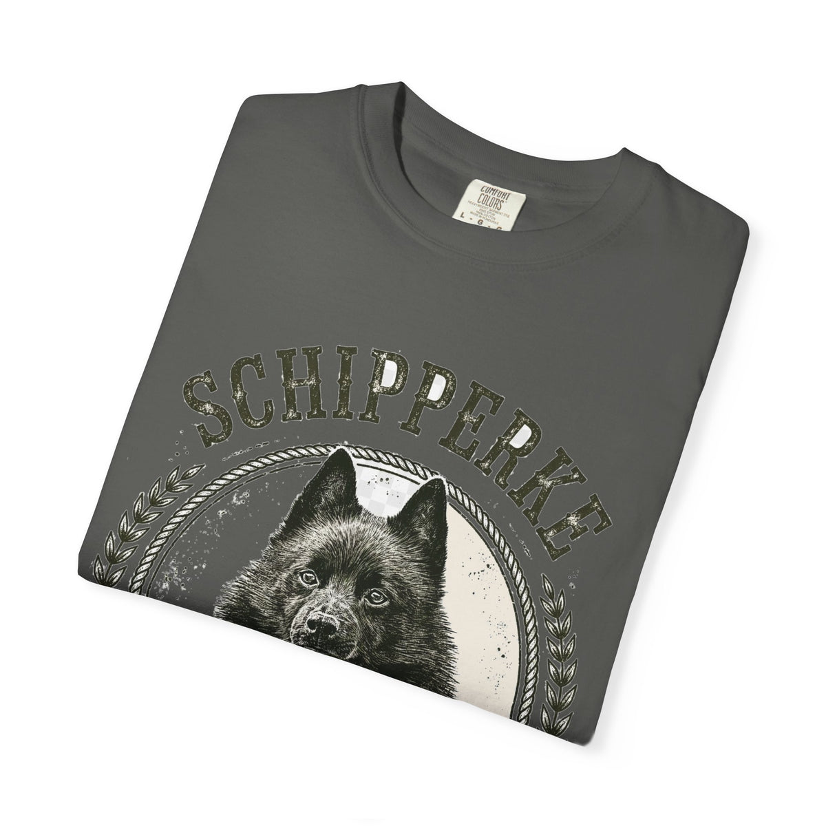 'Tiny Captain' Schipperke T-Shirt — alternate view