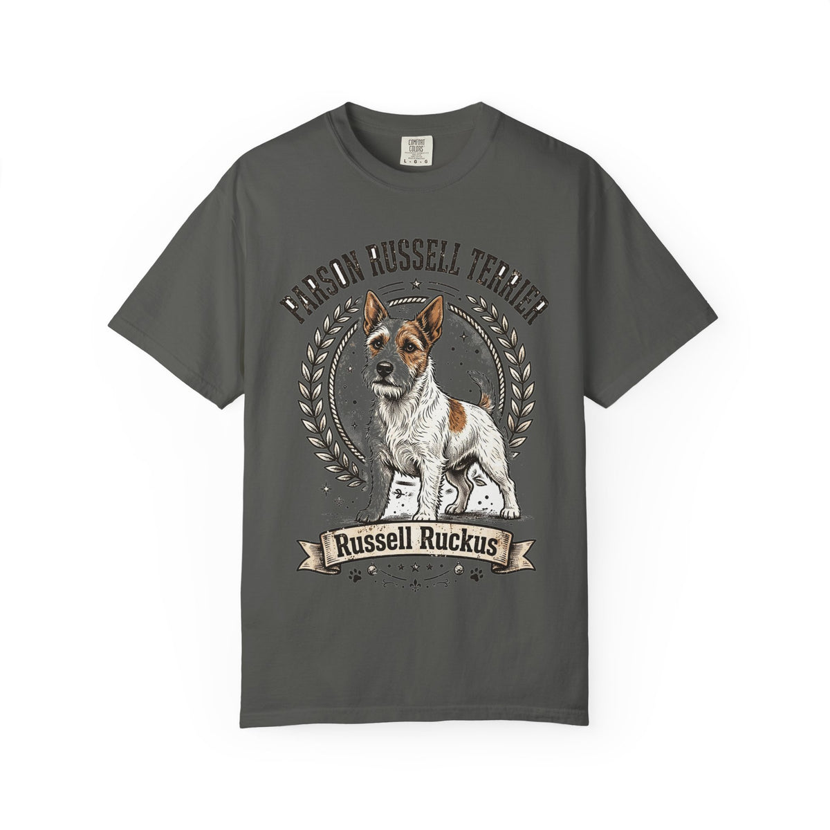 'Russell Ruckus' Parson Russell Terrier T-Shirt — alternate view