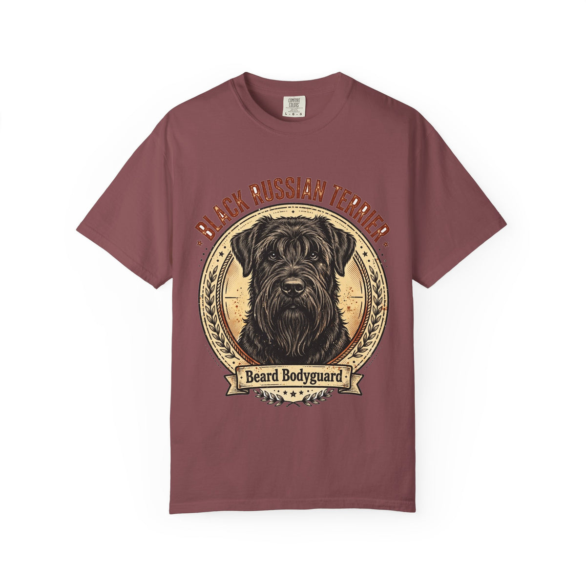 Black Russian Terrier Beard Bodyguard Tee