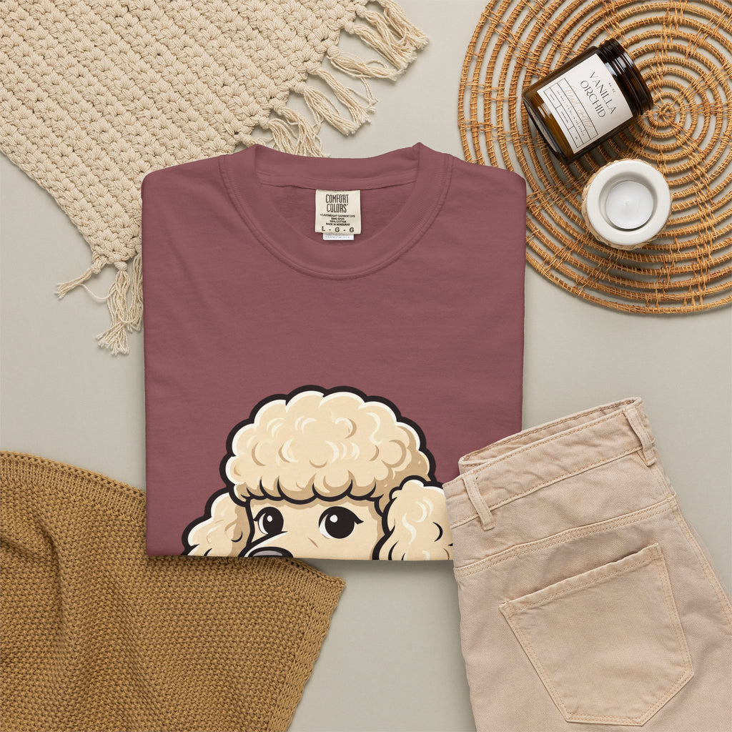'Mullet Poodle' Poodle T-Shirt — alternate view