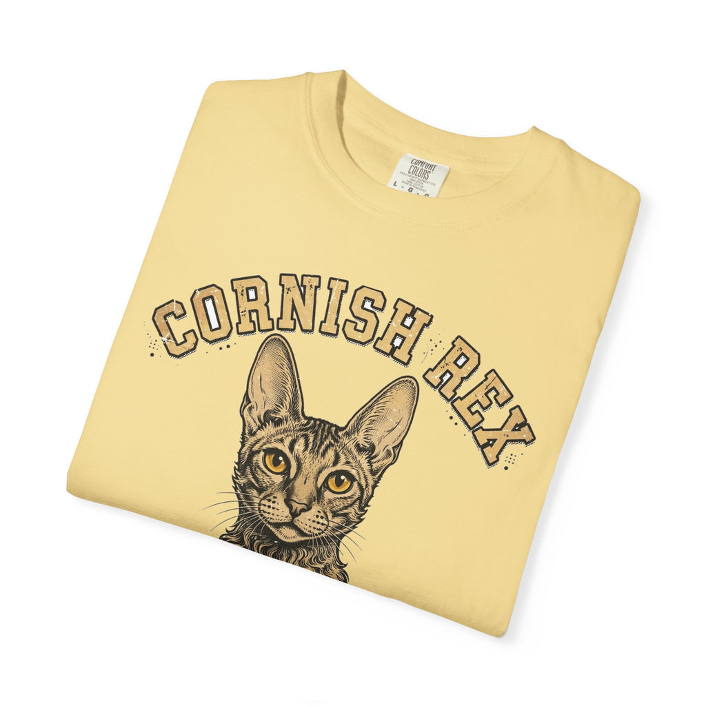 'Wavy Wonder' Cornish Rex Cat T-Shirt — alternate view