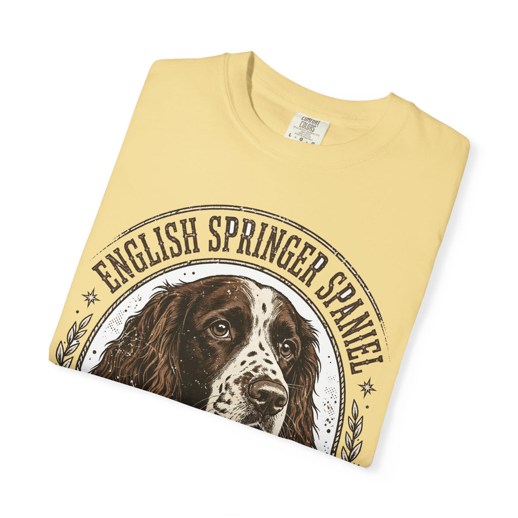 'Spring Loaded' English Springer Spaniel T-Shirt — alternate view