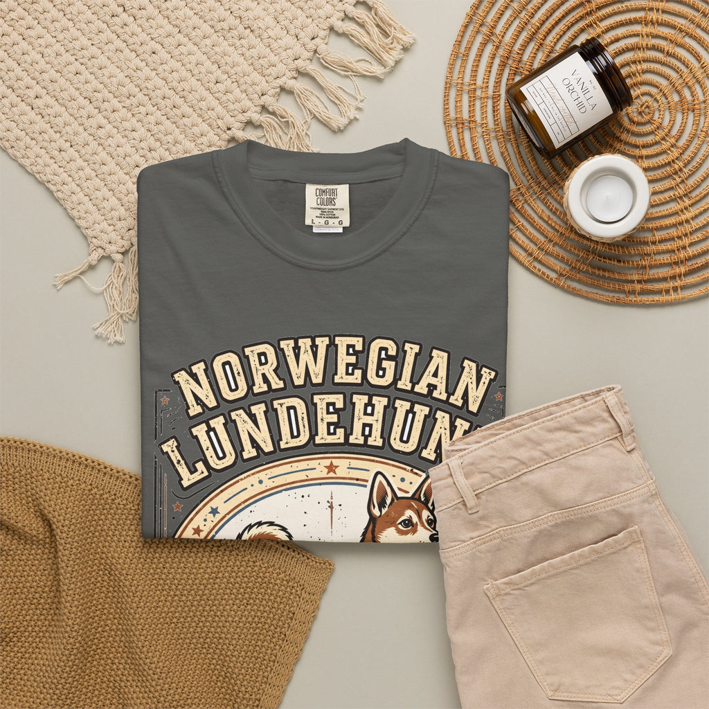 'Six-Toed Wonder' Norwegian Lundehund T-Shirt — alternate view