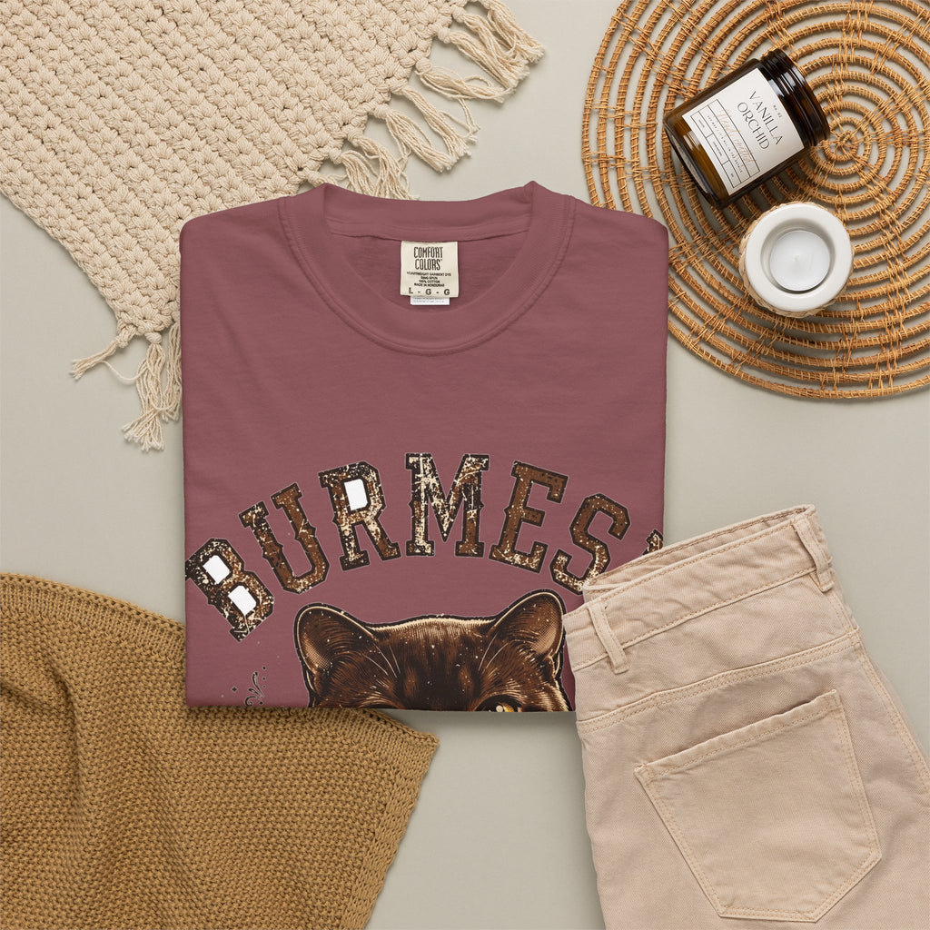'Sable Siren' Burmese Cat T-Shirt — alternate view