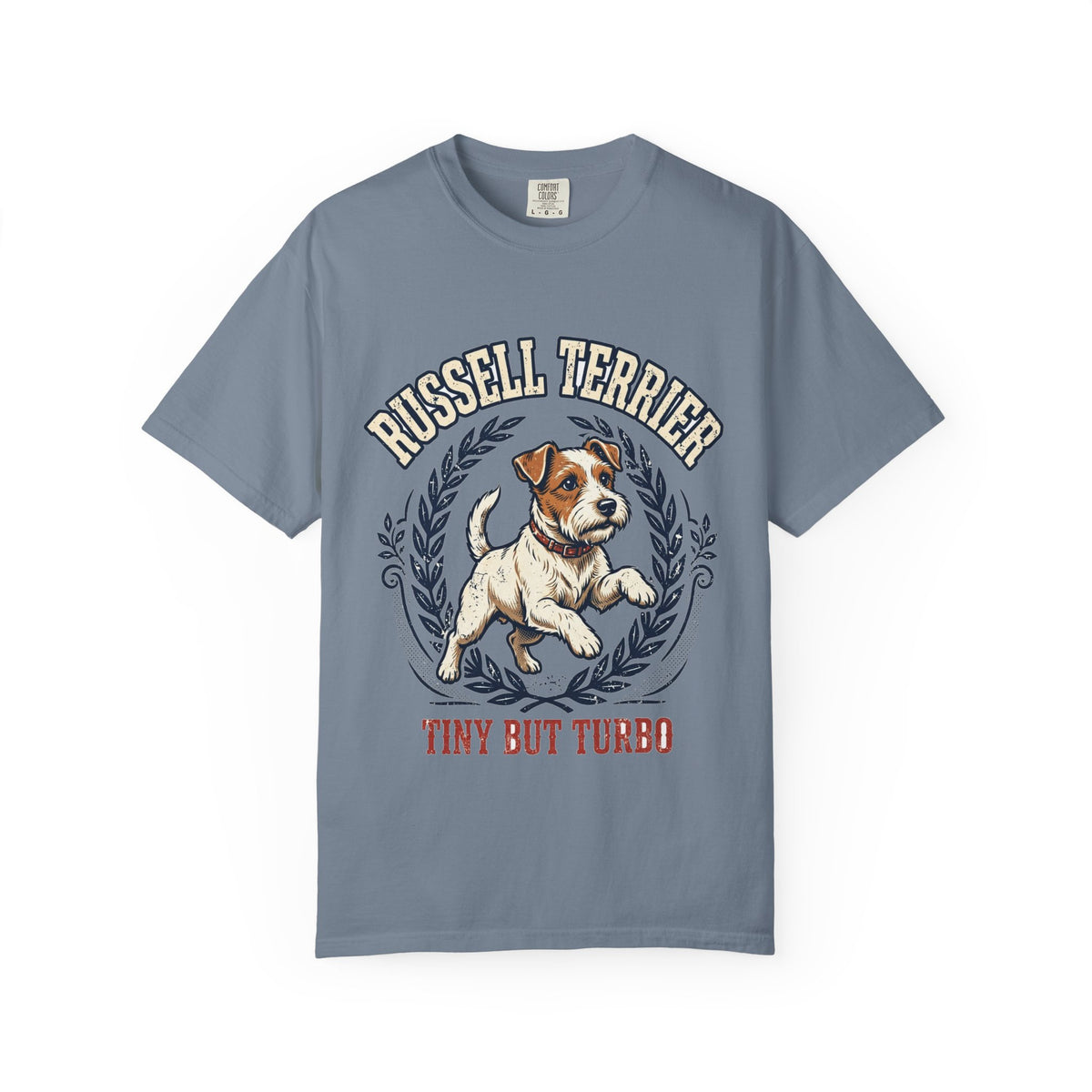 'Tiny But Turbo' Russell Terrier T-Shirt — alternate view