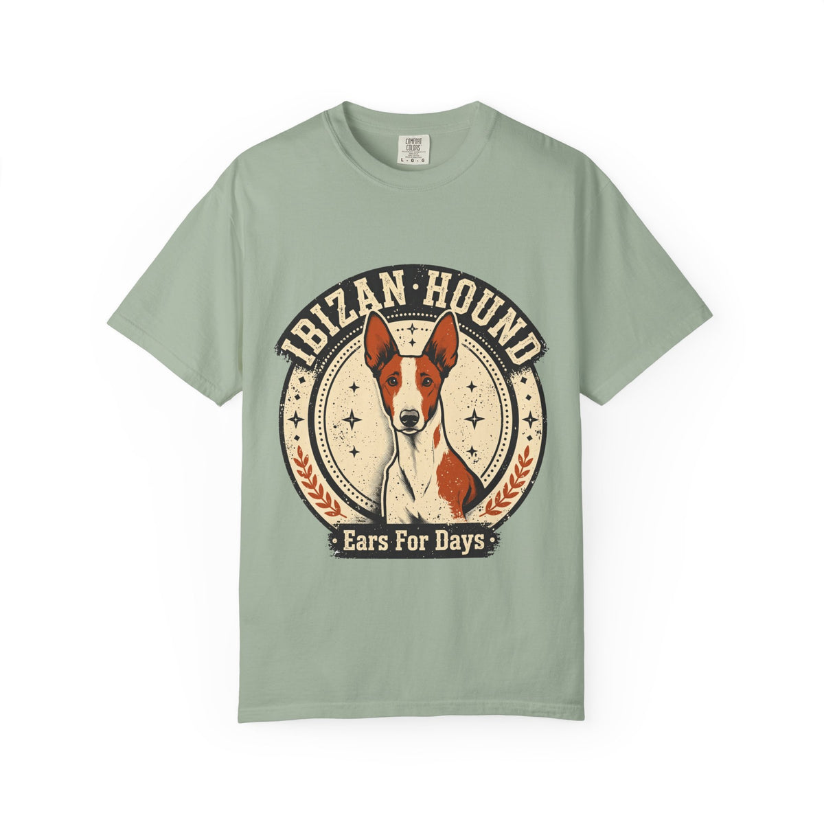 'Elegant Escape' Ibizan Hound T-Shirt — alternate view