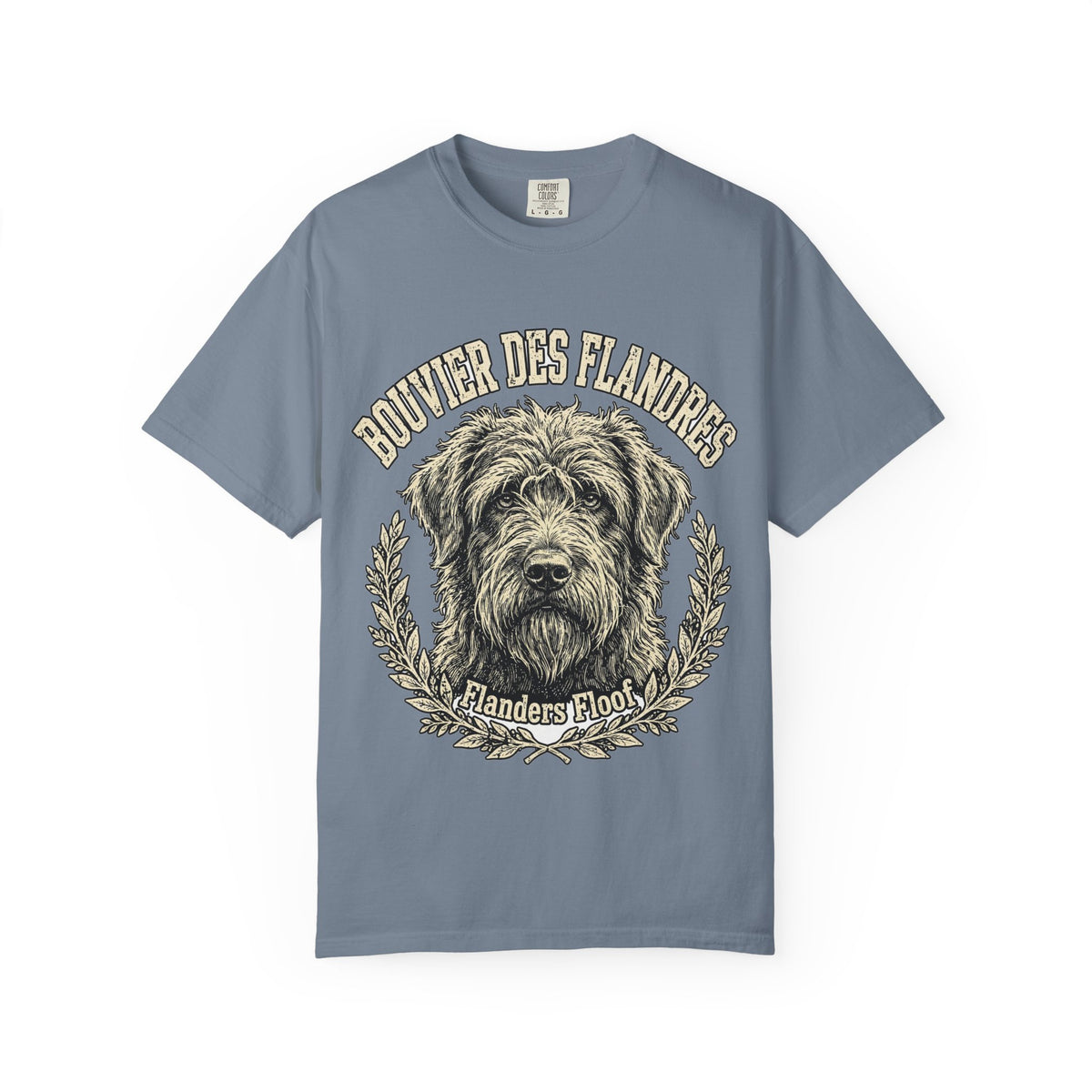 'Flanders Floof' Bouvier des Flandres T-Shirt — alternate view