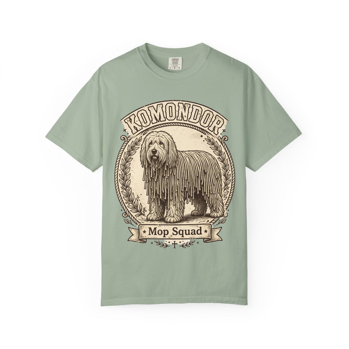 'Mop Squad' Komondor T-Shirt — alternate view