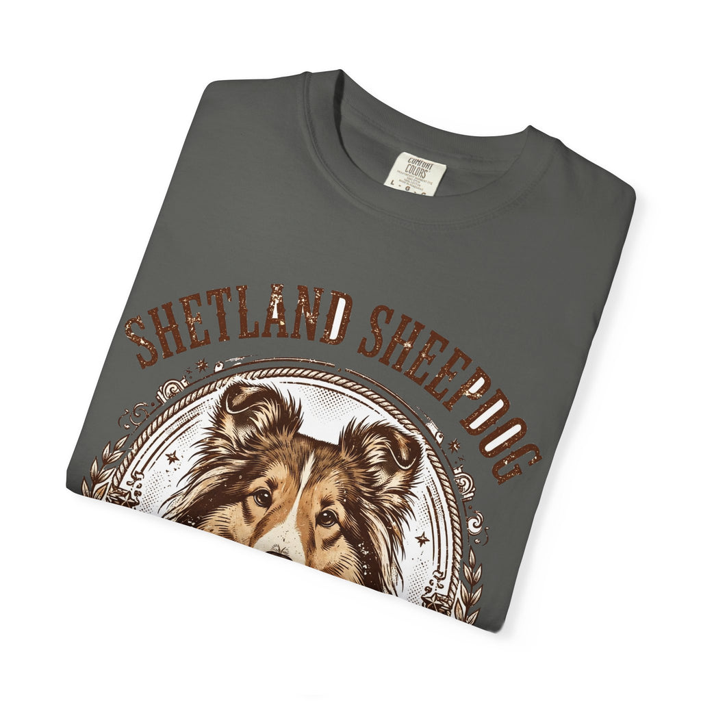 'Sheltie Shuffle' Shetland Sheepdog T-Shirt — alternate view