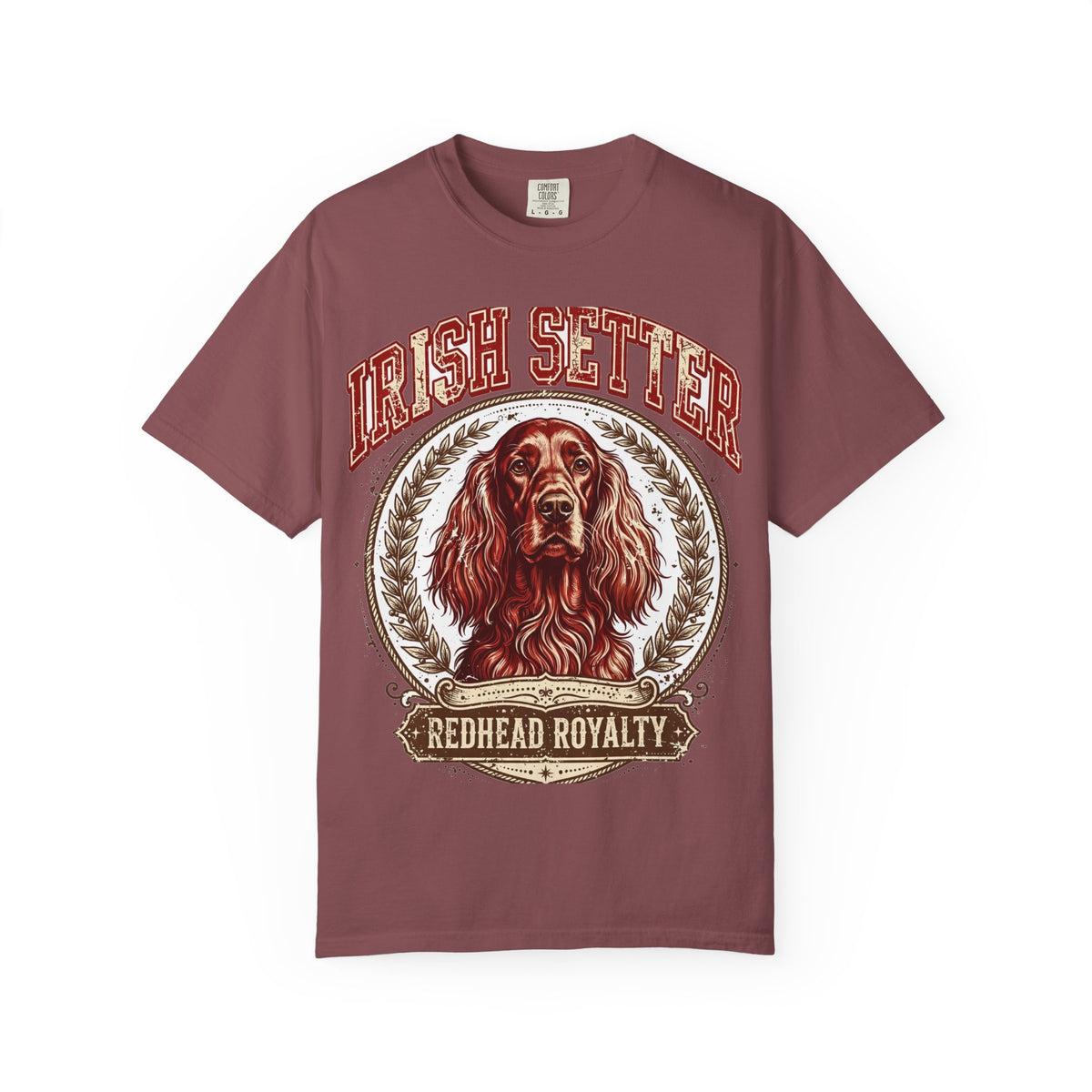 'Redhead Royalty' Irish Setter T-Shirt — alternate view