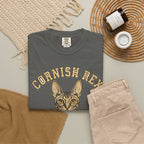 'Wavy Wonder' Cornish Rex Cat T-Shirt — alternate view