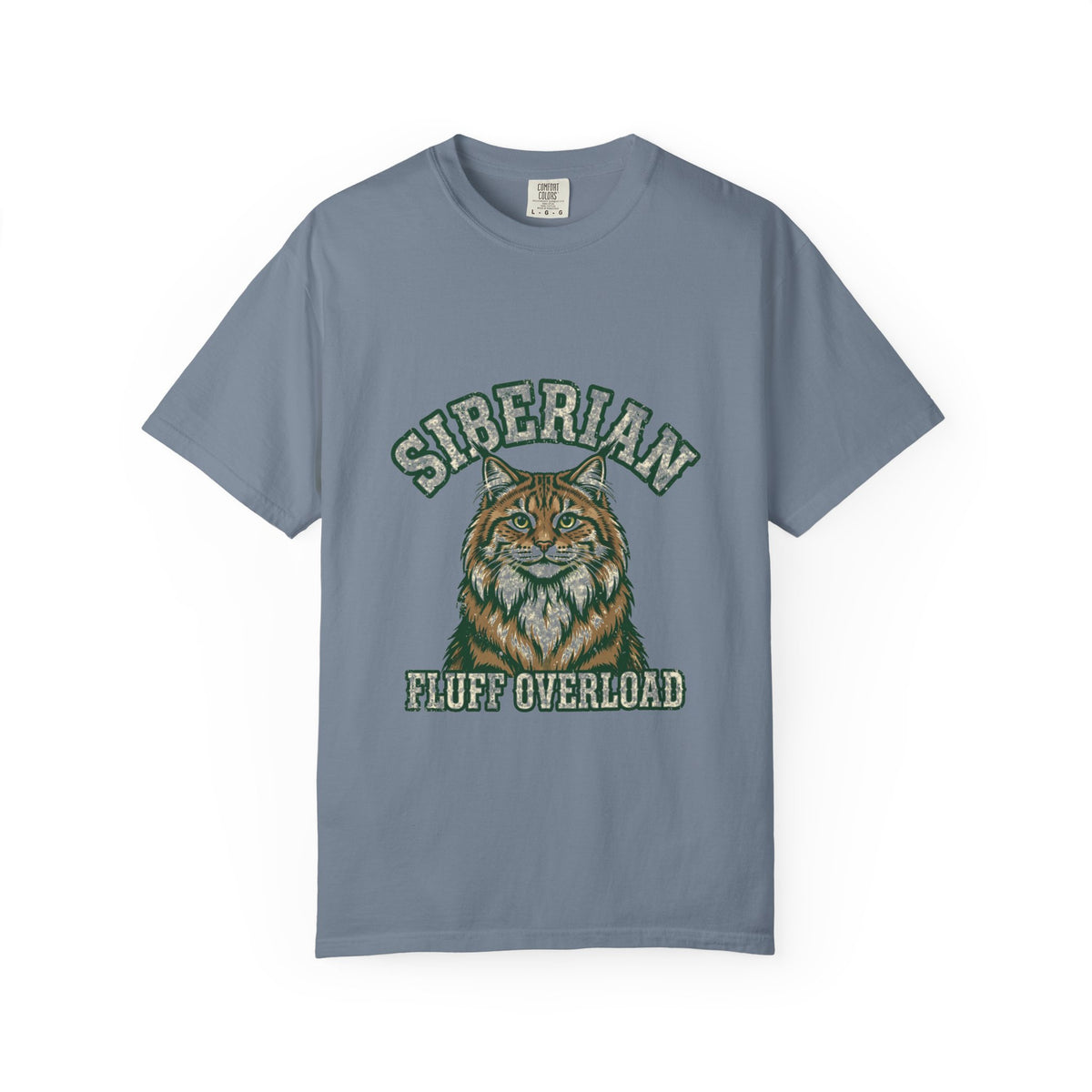 'Fluff Overload Siberian' Siberian T-Shirt — alternate view