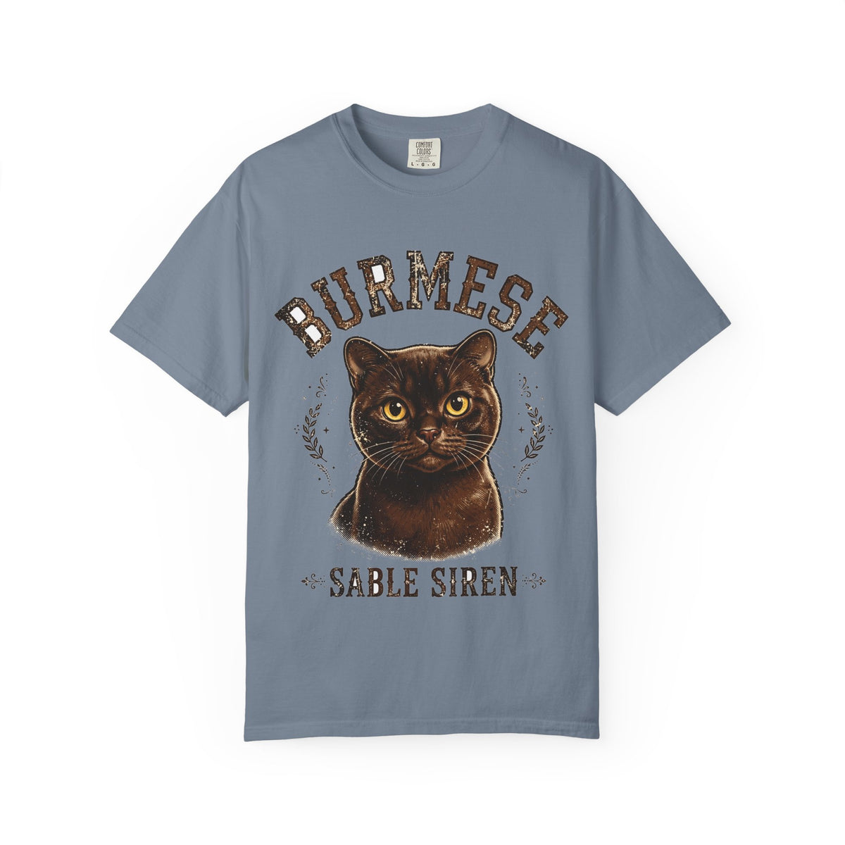 'Sable Siren' Burmese Cat T-Shirt — alternate view