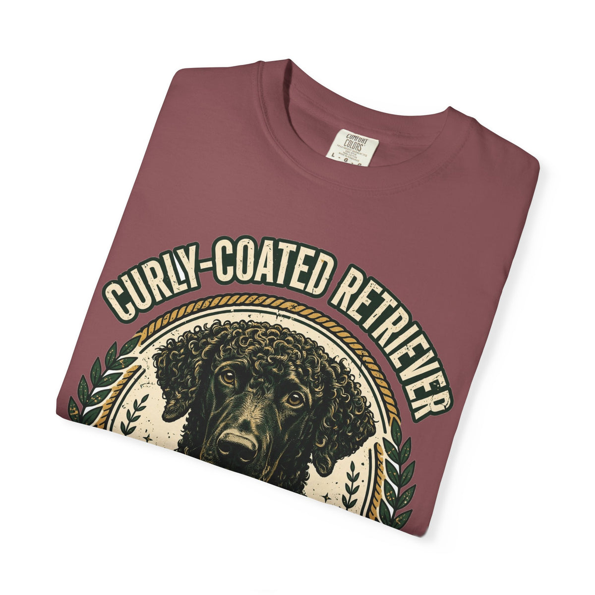 'Perfect Curls' Curly-Coated Retriever T-Shirt — alternate view