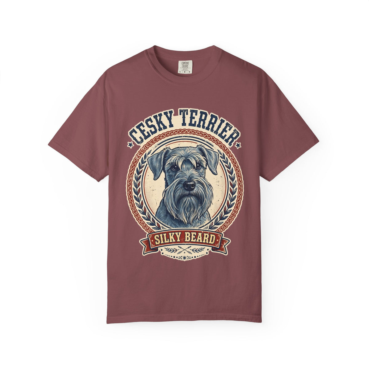 'Silky Beard' Cesky Terrier T-Shirt — alternate view