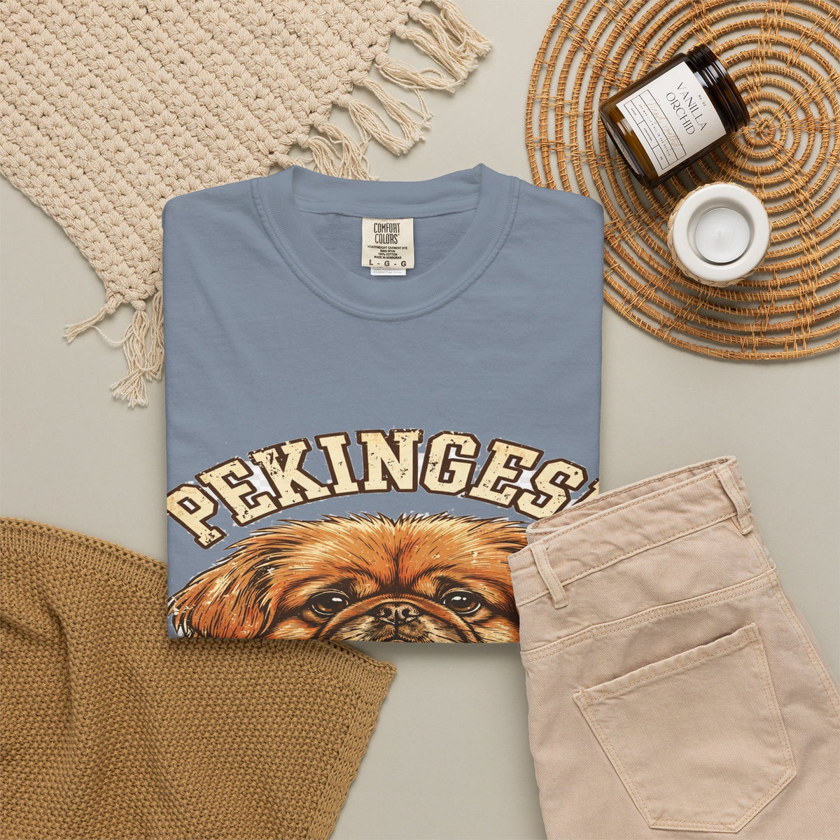 'Royal Fluff' Pekingese T-Shirt — alternate view