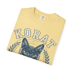 'Silver Heart Cat' Korat Cat T-Shirt — alternate view