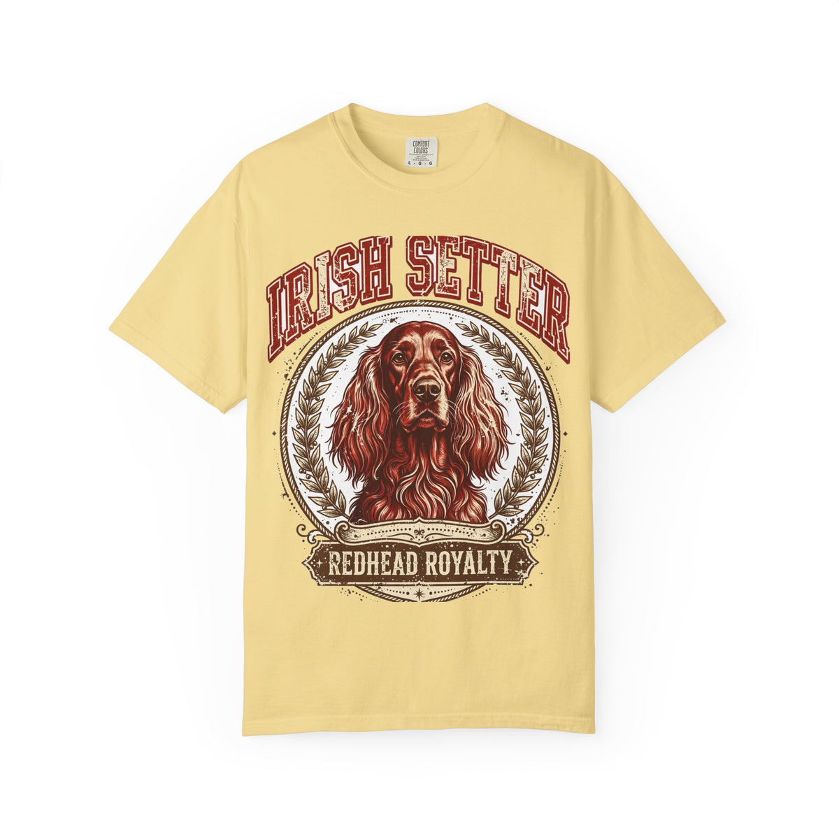 'Redhead Royalty' Irish Setter T-Shirt — alternate view