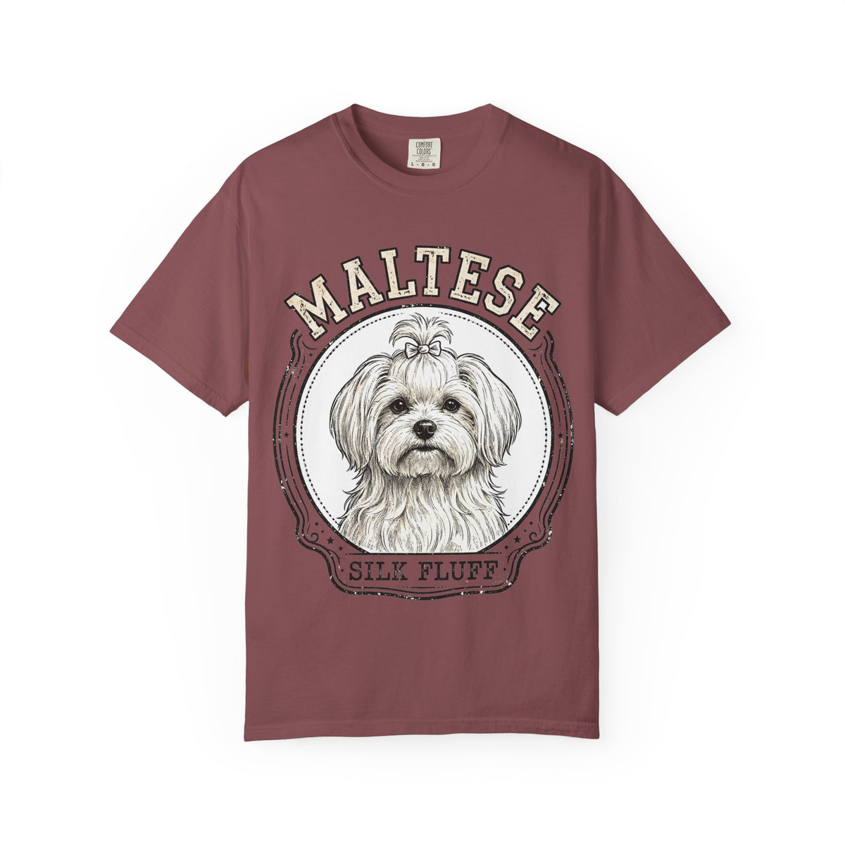 'Silk Fluff' Maltese T-Shirt — alternate view