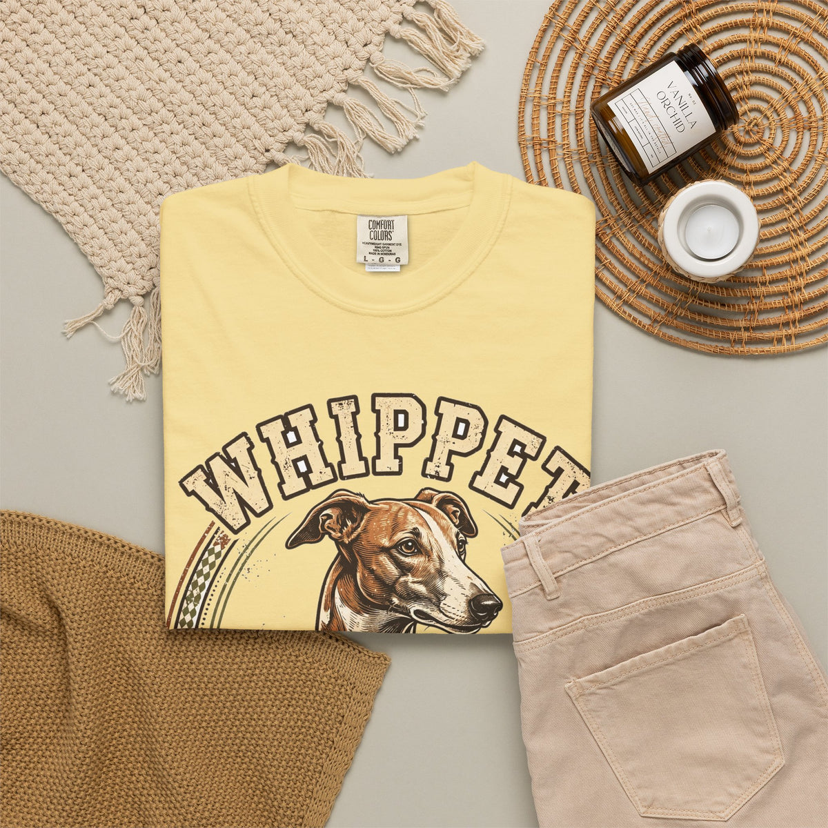 'Zoom & Snuggle' Whippet T-Shirt — alternate view