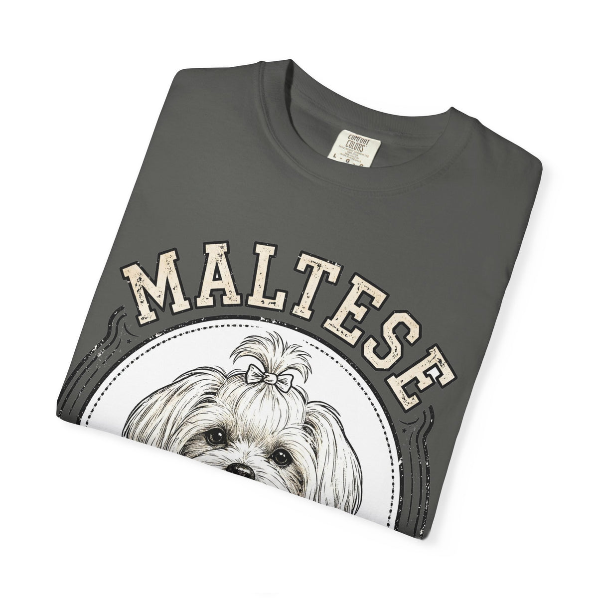 'Silk Fluff' Maltese T-Shirt — alternate view
