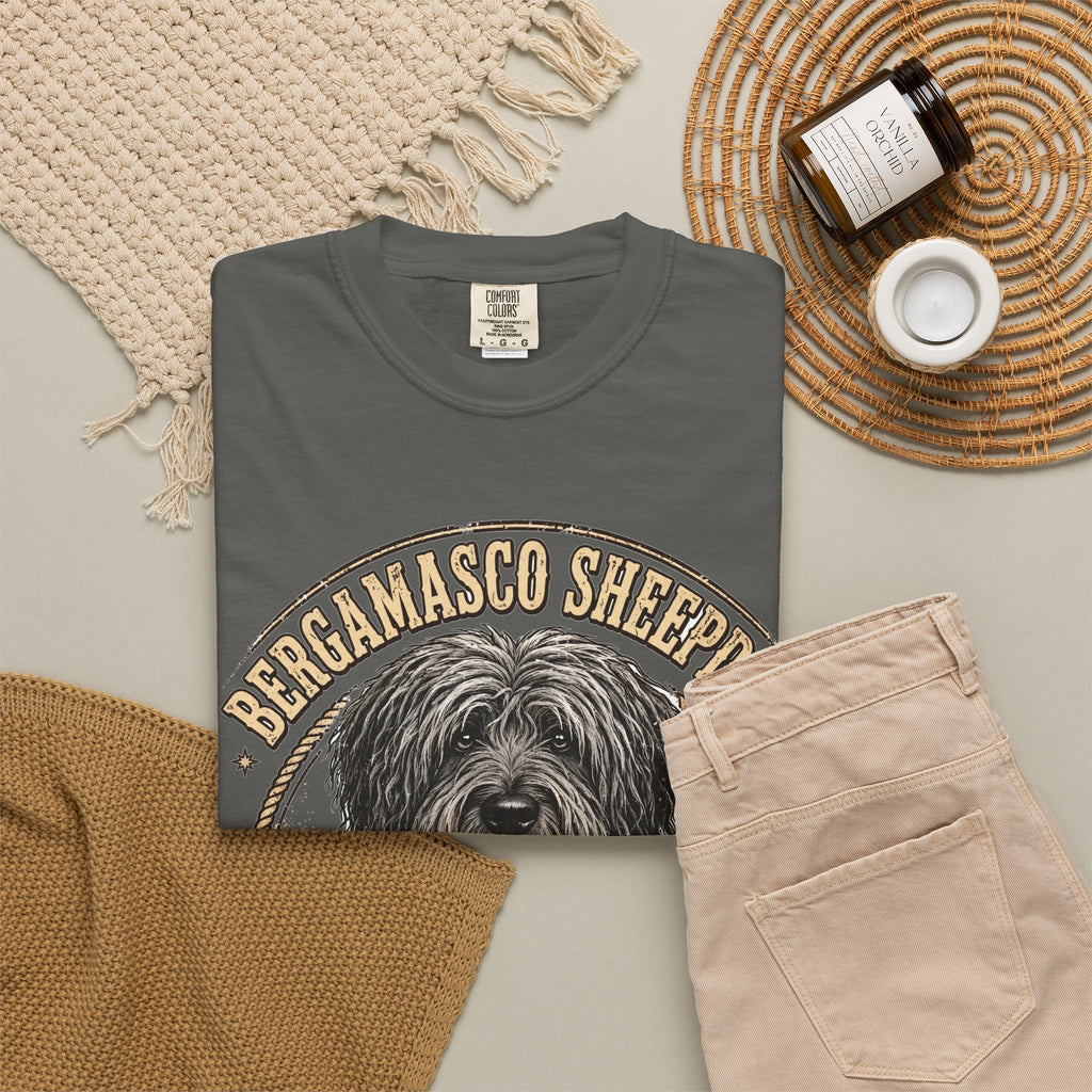 'Flock Star' Bergamasco Sheepdog T-Shirt — alternate view