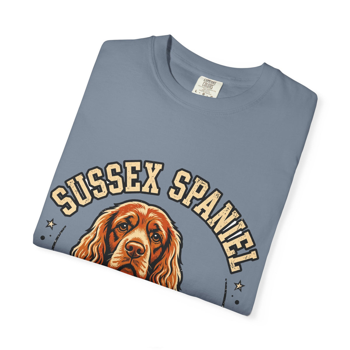 'Chill Chaser' Sussex Spaniel T-Shirt — alternate view