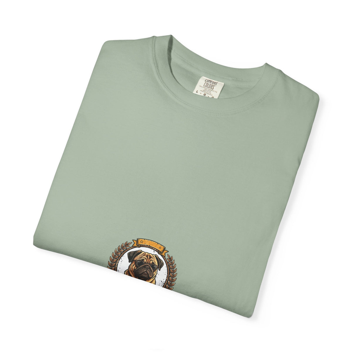 'Pugglee Vintage Dog Graphic' Pug T-Shirt — alternate view