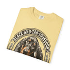 'Midnight' Black and Tan Coonhound T-Shirt — alternate view