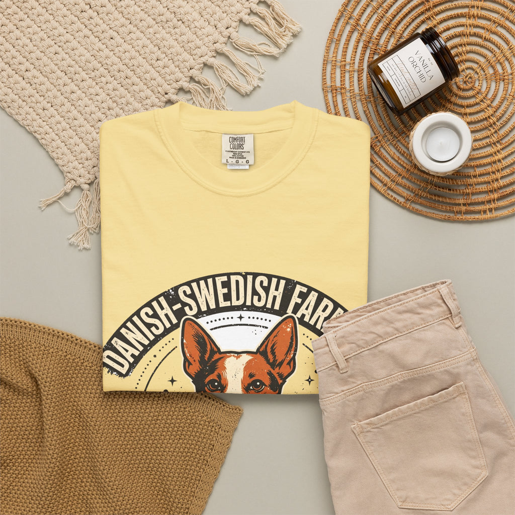 'Farm Dog Famous' Danish-Swedish Farmdog T-Shirt — alternate view