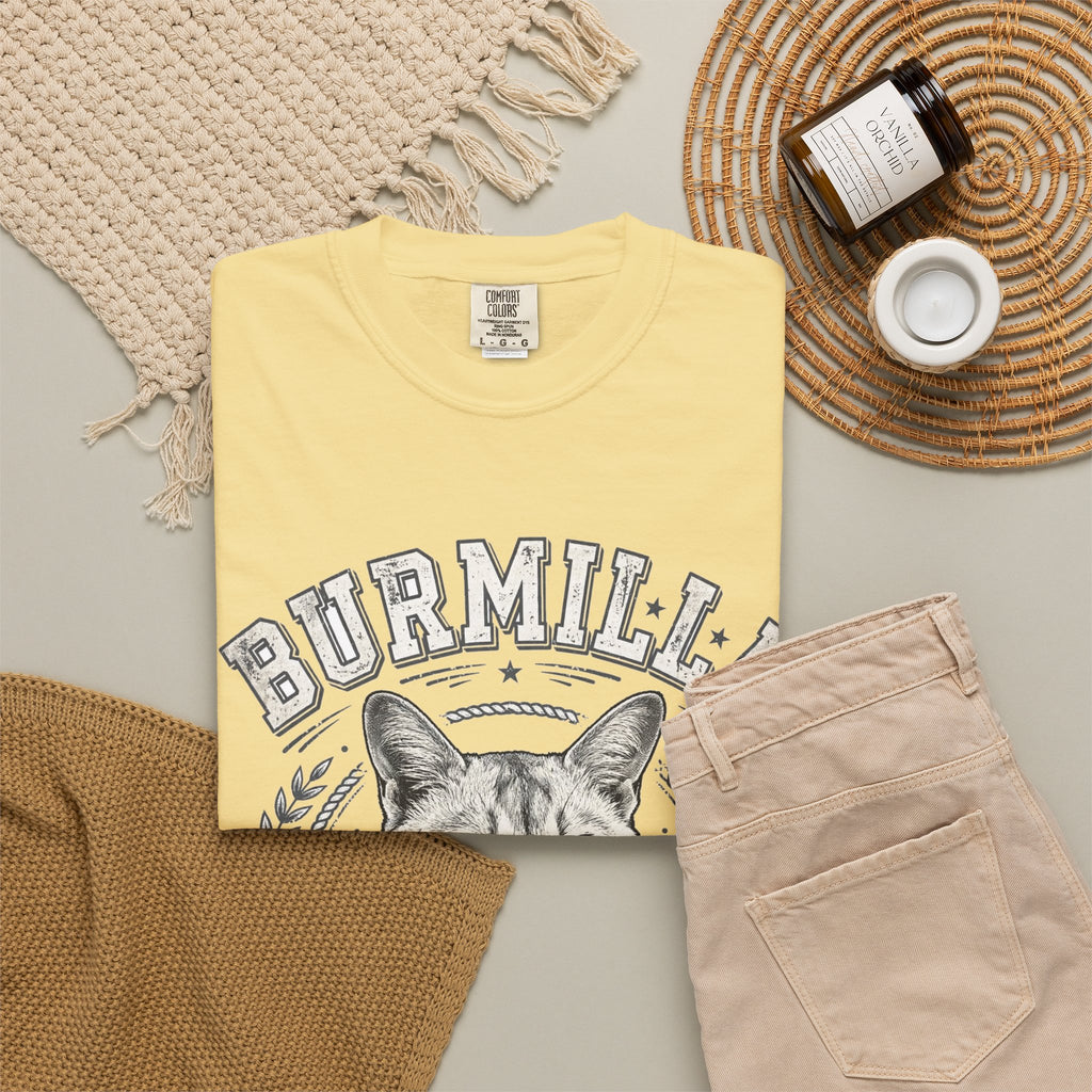 'Silver Lining' Burmilla Cat T-Shirt — alternate view