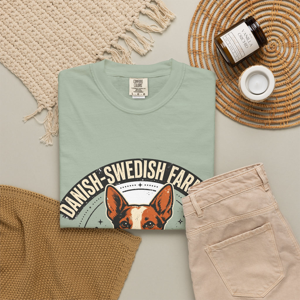 'Farm Dog Famous' Danish-Swedish Farmdog T-Shirt — alternate view
