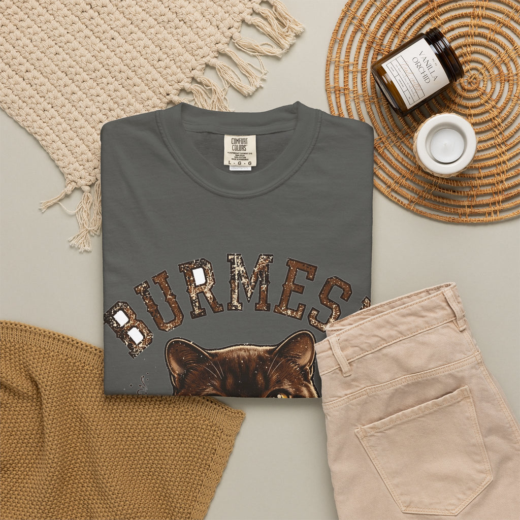 'Sable Siren' Burmese Cat T-Shirt — alternate view