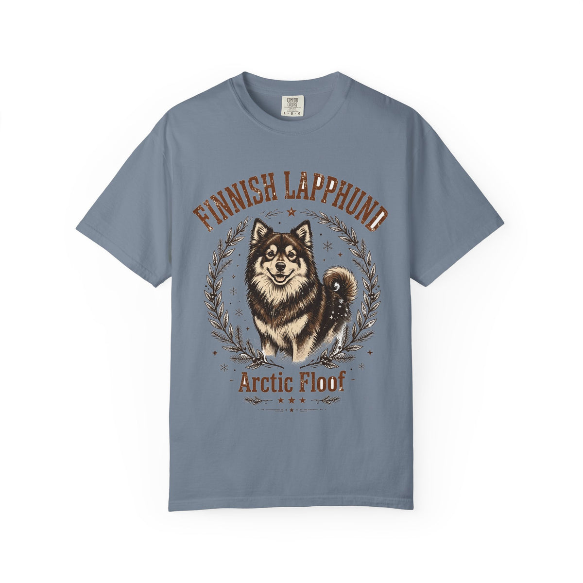 'Arctic Floof' Finnish Lapphund T-Shirt — alternate view