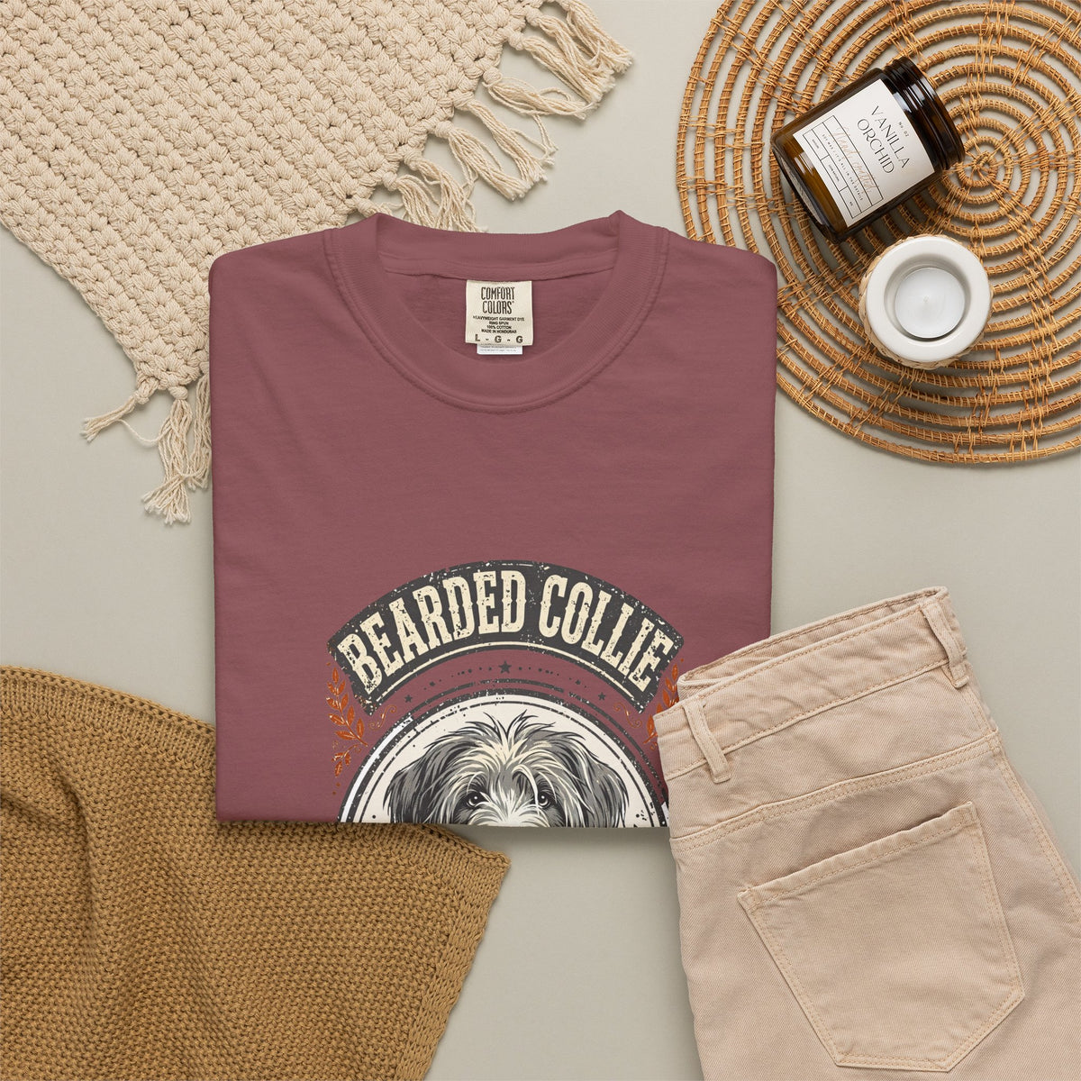 Bearded Collie Beardie Bounce Tee