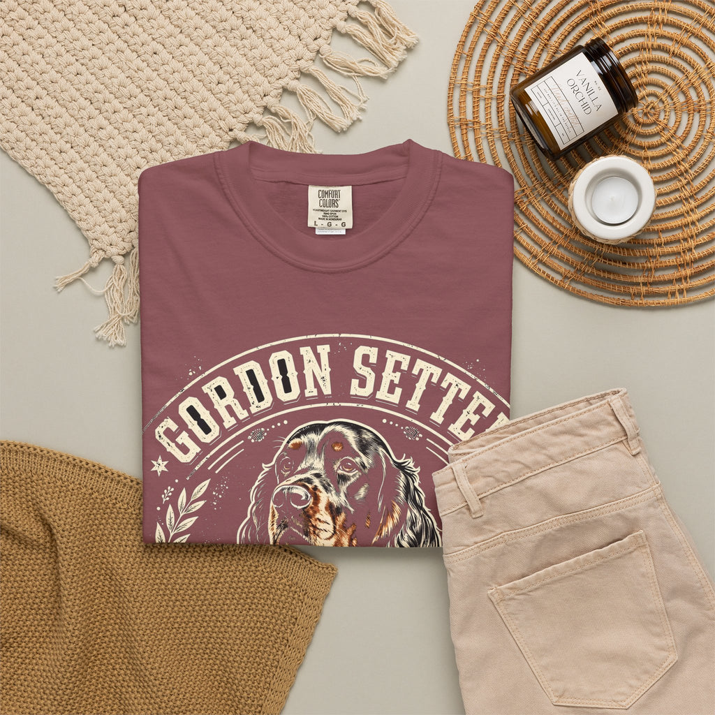 'Gordon Glamour' Gordon Setter T-Shirt — alternate view