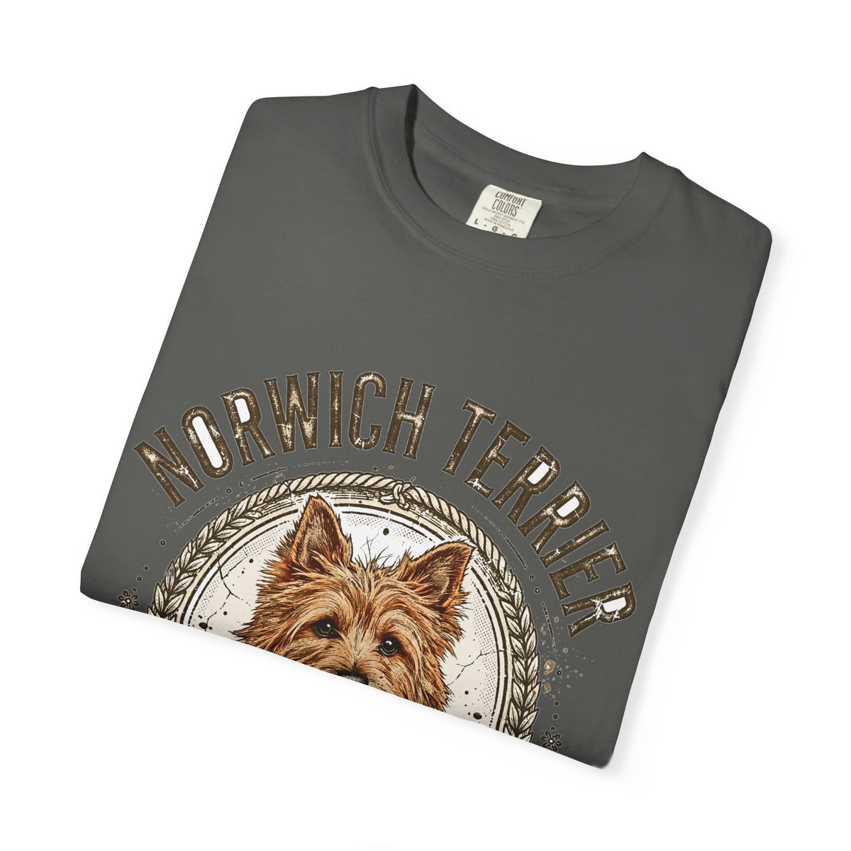 'Little Mischief' Norwich Terrier T-Shirt — alternate view