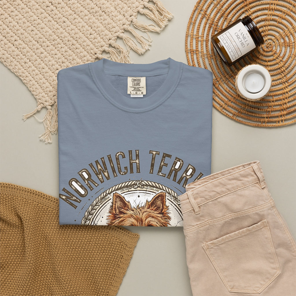 'Little Mischief' Norwich Terrier T-Shirt — alternate view