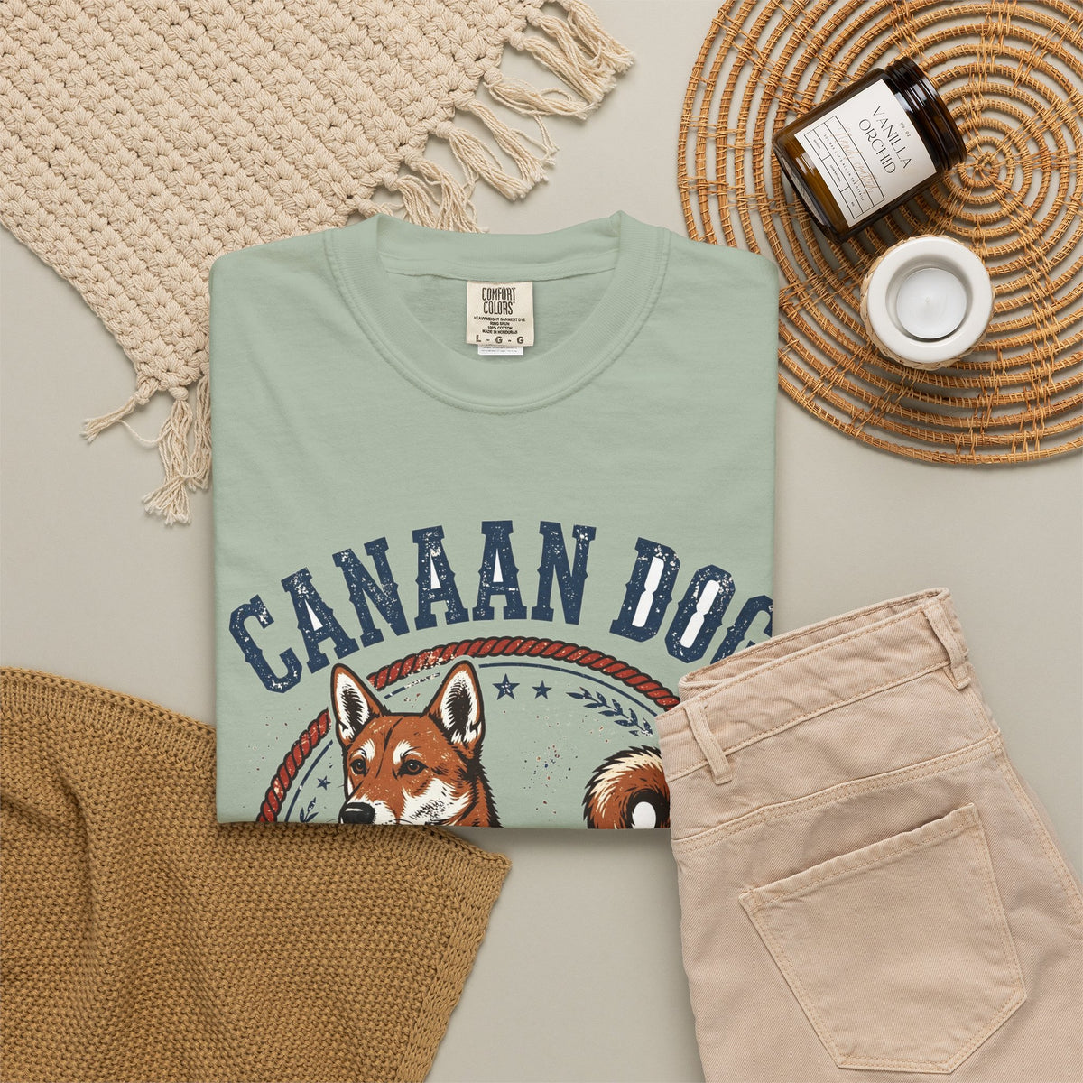 'Desert Soul' Canaan Dog T-Shirt — alternate view