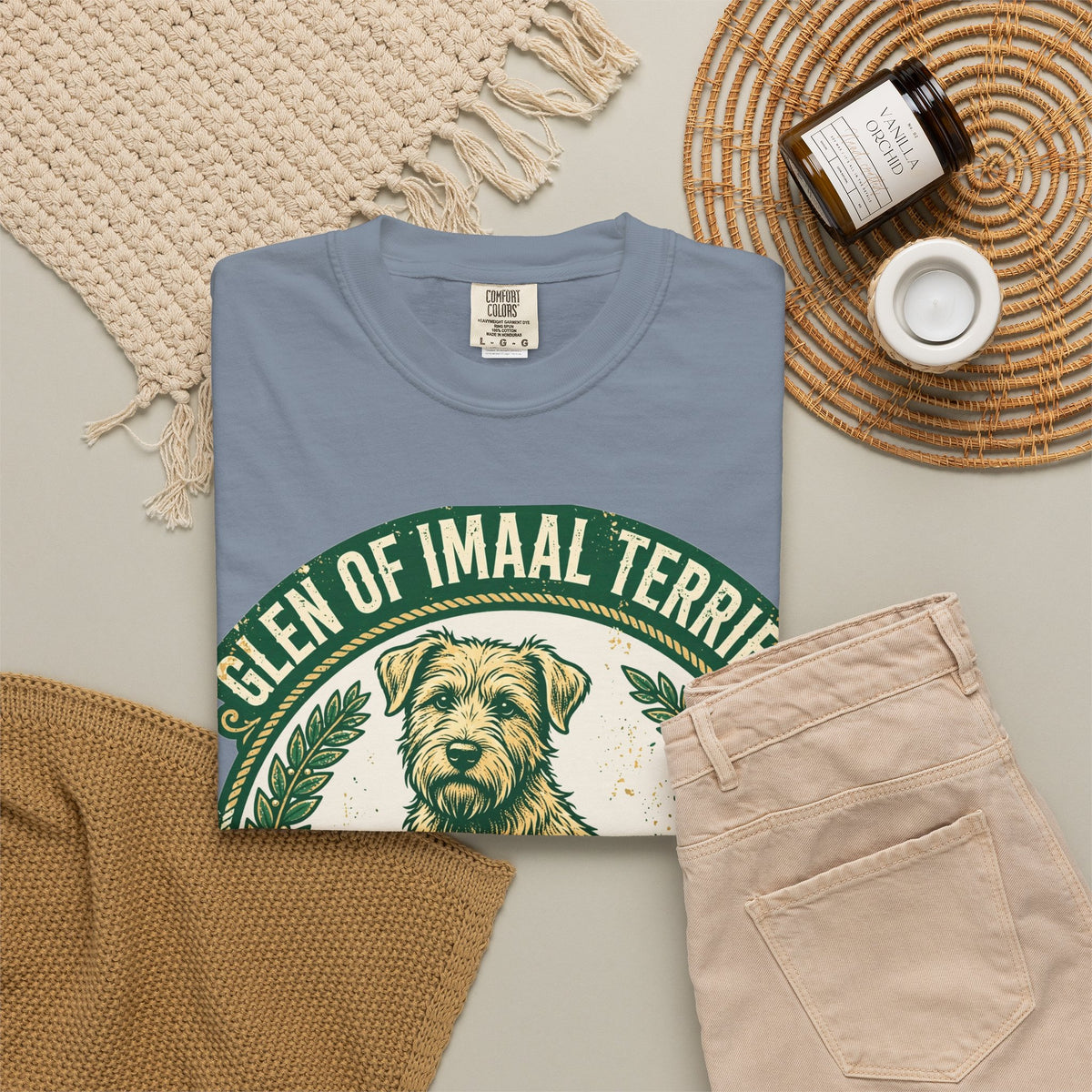 'of Imaal Bold' Glen of Imaal Terrier T-Shirt — alternate view