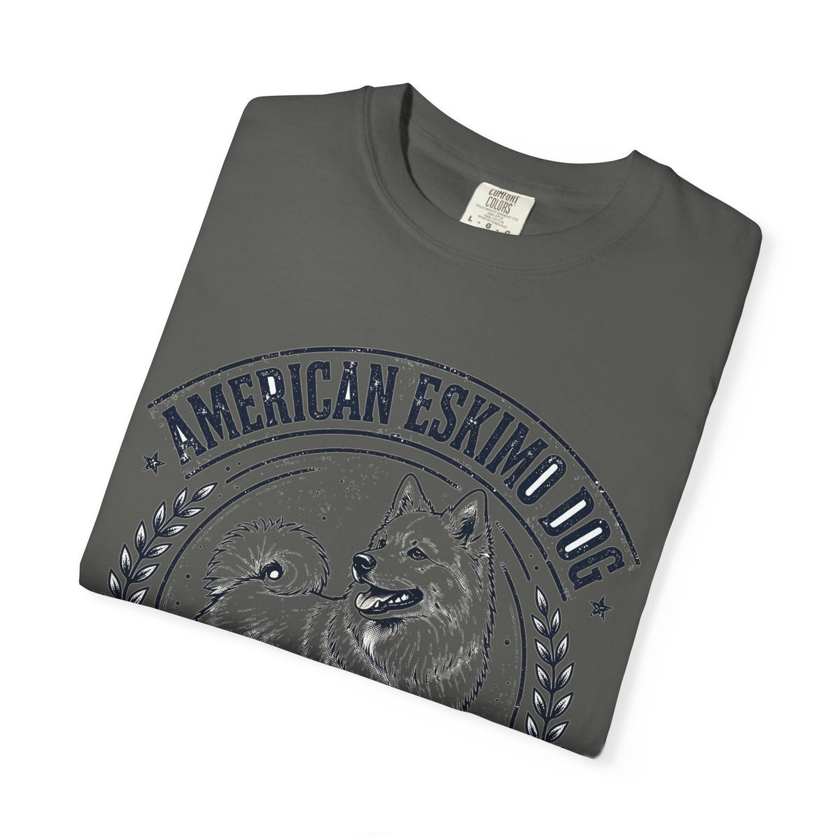 'Snowball Soul' American Eskimo Dog T-Shirt — alternate view