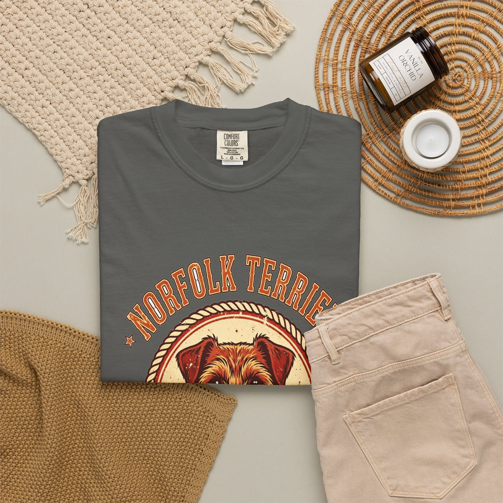'Little Big Shot' Norfolk Terrier T-Shirt — alternate view