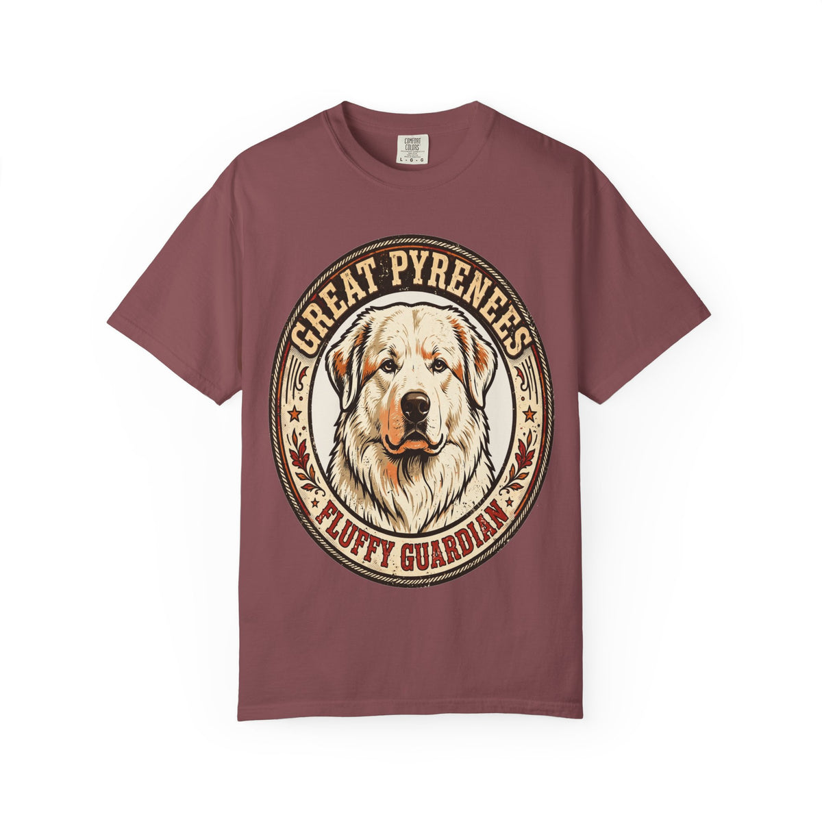 'Fluffy Guardian' Great Pyrenees T-Shirt — alternate view