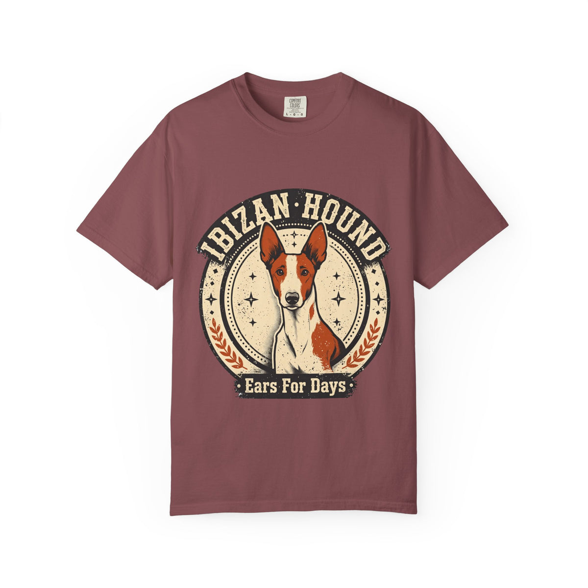 'Elegant Escape' Ibizan Hound T-Shirt — alternate view