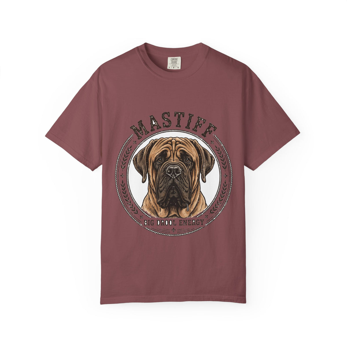 'Big Drool Energy' Mastiff T-Shirt — alternate view