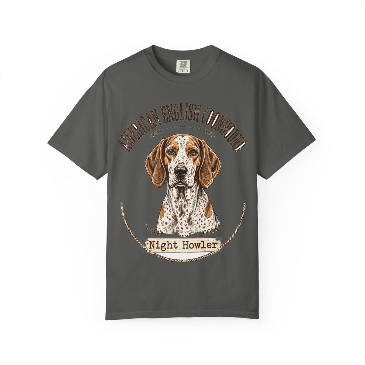 American English Coonhound Night Howler Tee